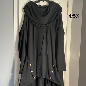 Black sweater dress